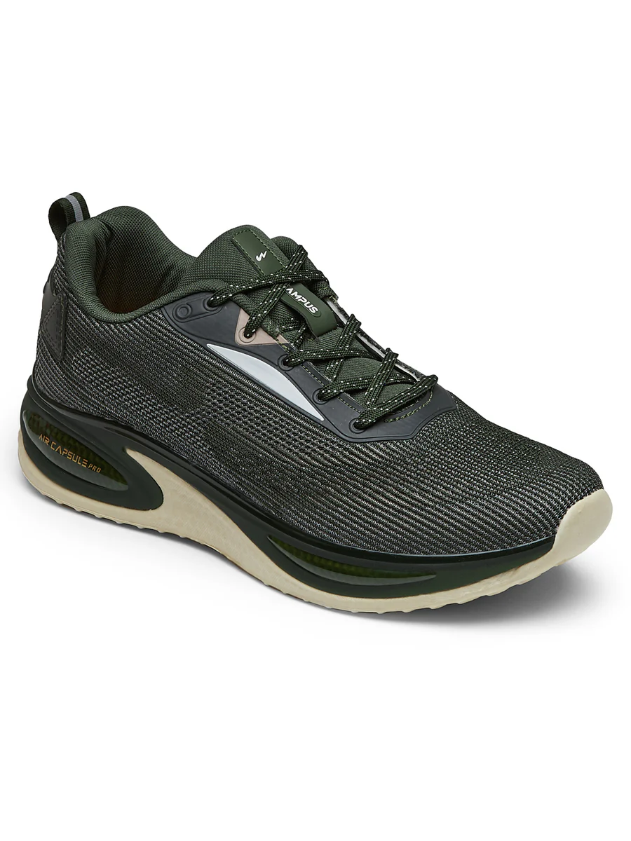 PREXTON Olive Men's Running Shoes